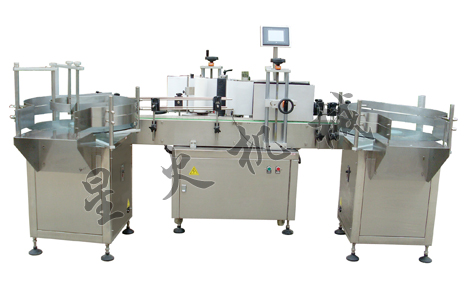 大瓶立式圆瓶不干胶贴标签机 