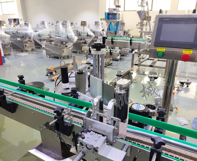 星火自动化贴标签机设备展示